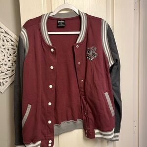 Harry Potter Varsity looking button up jacket